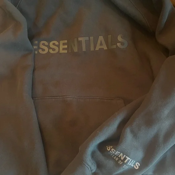 Black Essentials Hoodie - Picture 3 of 3